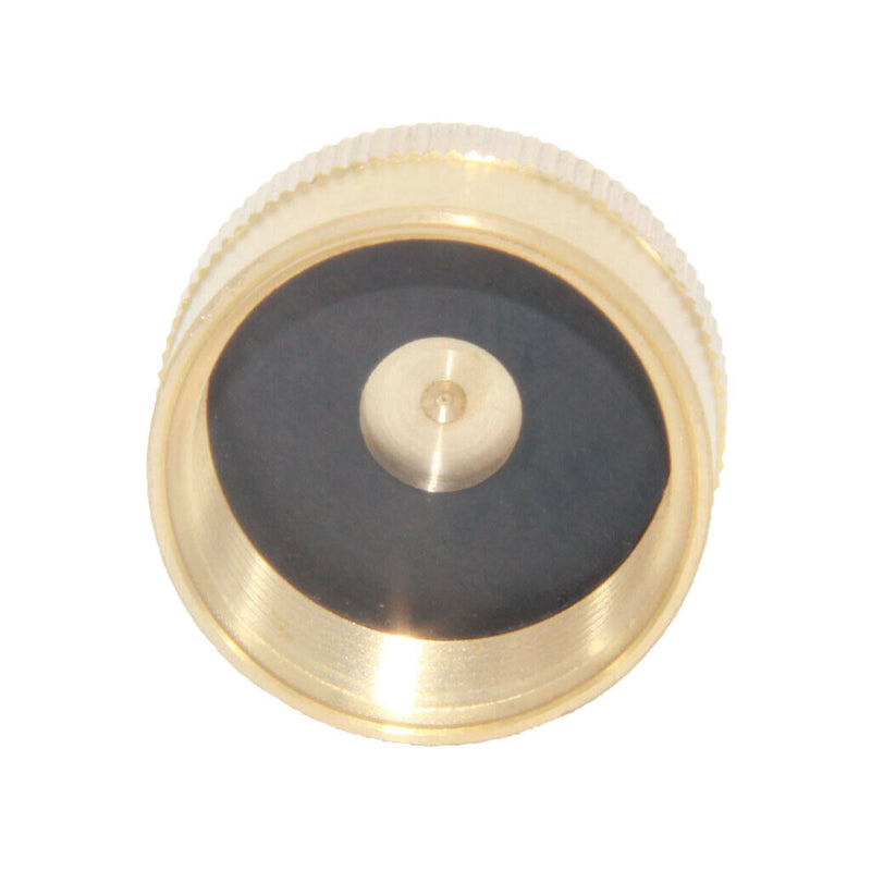 5x Brass Cap 1 LB Propane Bottles Small Gas Tank Cylinder Protective Caps