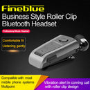 Bluetooth Headset Headphone Clip-on Earphone Sport Universal Earpiece Black