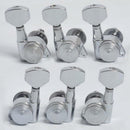 Guitar String Inline Tuning Pegs Locking Tuners Keys Machine Heads Chrome NEW