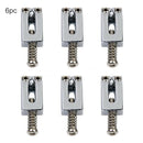 6pcs Tremolo Fixed Bridge Saddles with Wrench for Strat Electric Guitar