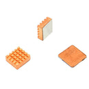 3pcs Copper Heatsinks Cooling Fin Kit for RPi 3B+/3B/2B Motherboard Chip