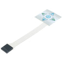 5 keys Matrix array 1x5 membrane switch keypad keyboard control panel 40*4 Gw