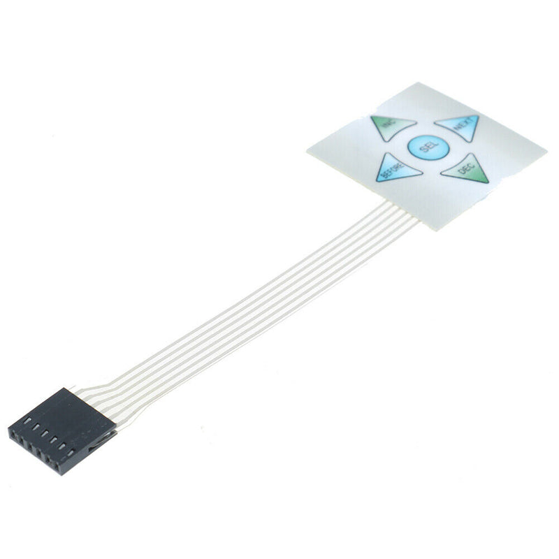 5 keys Matrix array 1x5 membrane switch keypad keyboard control panel 40*4 Gw