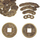100PCS Feng Shui Chinese QING Song Coins / Lucky Ching Coin for Fortune New