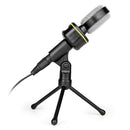 Condenser Microphone with Tripod PC Online 3.5mm Omnidirectional Speaker