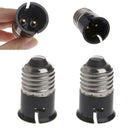 E27 to B22 Bayonet Cap to Edison Screw ES Light Bulb Supp Converter Fitting M0F5