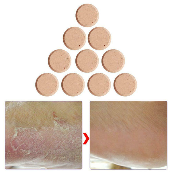 10pcs Ginger Massage Effervescent Tablets Treatment Anti-Swelling Foot SPA