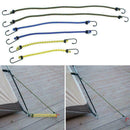 6pcs/Set Bungee Cords Wires With Zinc Hooks Cables Rope Elastic Bungie Stra R7F2