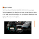 ZF-14025-ARGB PWM PC Case Fan Dual Ring Addressable RGB LED Cooling Fan