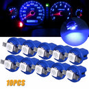 Useful 10x T5 B8.5D 5050 1 SMD Blue Dashboard Dash Gauge Instrument Light Bulb