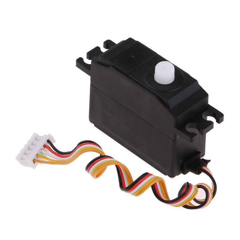1:12th Plastic Steering Servo Black for WLtoys 12428 12423 RC Crawler Truck