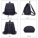 New Canvas Women Backpack Drawstring School Bags For Teenagers Girls Small
