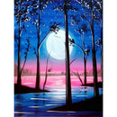 5D DIY Full Drill Diamond Painting Moon Embroidery Mosaic Kit Home Decor