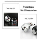 Car Headlights Modified Double Lamp Lens Cover 2.5 Inch Decorative Cover De