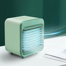 SL08 Desktop Water Cooling Fan Quiet Mini Cooler USB Spray Fan Humidifier