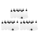 30Pcs 3.4oz Plastic Makeup Crafts Dispensing Bottles for Crafts Oil Glue