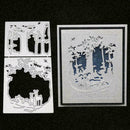 Christmas Tree Dies Cut Card Template Embossing Cutting Die Scrapbooking De S0P3