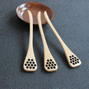 1pc Bionic Natural Wood Honey Dipper Server Mixing Stick Spoon Healthy Nice M&O
