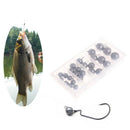 2g/4g/6g/8g/12g 1box Fishing Sinker Fish Accessories Round Lead Drop Shot Tackle