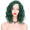 Short Curly Wig Full-End Lace Female Headdress With Chemical Fiber Corn Cur V5G8