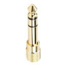 3.5mm 1/8''inch Socket Jack To 6.35mm Headphone Audio Socket AUX Converter
