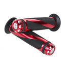 5  Motorcycle Bike Handlebar Hand Grip Ccmfort Rubber GEL CNC Aluminum