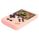 Pocket Handheld Game Console Gamepad 500 Video Games Player Gift (Pink)