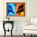 Two Animals 5D Diamond DIY Painting Kit Home Decor Craft 40x30cm
