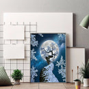 Moon Night 5D DIY Full Round Drill Diamond Painting Digital Handwork Mosaic