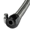 4Pcs Aluminum Hex Hose Finisher Clamp with Screw Band Hose End Cover 6AN