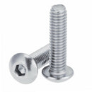 170pcs 304 Stainless Steel M4 Hex Socket Button Head Screw Nut Assortment K