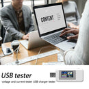 10 in 1 Digital DC USB Tester Current Voltage Charger Voltmeter (White) SN9F