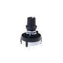 1Pcs 3P4T 3 Pole 4 Position Single Wafer Band Selector Rotary Switch 17g 3C