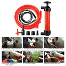 Portable Manual Oil Pump Siphon Tube Car Hose Fuel Gas Inflatable Pump Tool