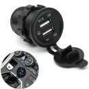 12V Dual Usb Car Cigarette Lighter Socket Splitter Charger Plug Adapter Pow
