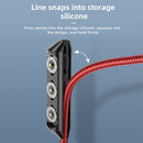 Micro USB Type C 8 Pin Connector Organizer 3 in 1 Magnetic Power Cable Plug Case