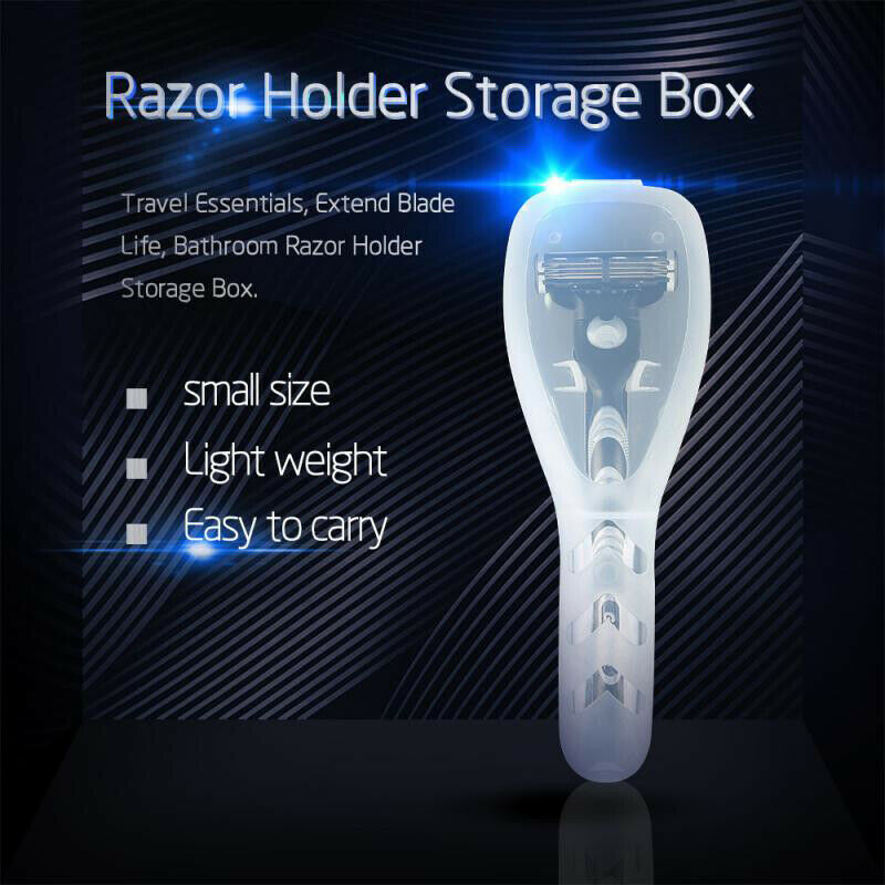 1PC Portable Travel Razor Blades Holder Box Case Storage Bathroom OrganizerS Hn