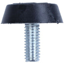 Furniture non-slip adjustable screw on leveling foot M6 thread 10 J8O9