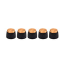 5 Piece Guitar Knob Regulator Button Bass Volume Control For Electric Guitar And