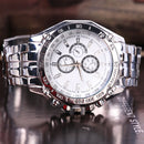 Men's Luxury Casual Watch Sport Quartz Analog Wrist Watches Stainless Steel.*