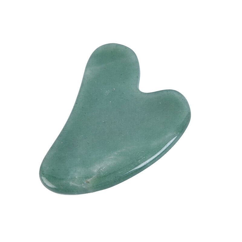 Green Aventurine Stone Scraper Massage Skincare Tool Body Care SPA Gua Sha SEAU