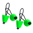 4pcs Rubber Kayak Scupper Plugs Drain Holes Stopper Bung with Elastic Cord