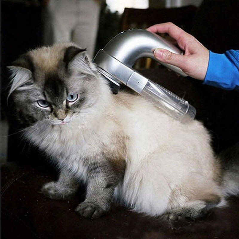 Portable Electric Pet Cat Dog Sucking Massage Vacuum Cleaner Suction Device