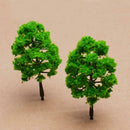 10 Pieces Train Sides Tree Sets Decorative Accessories