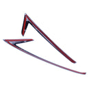 2pcs ABS Chrome Rear Fog Light Cover Trim Decor Frame fit for Mazda CX5 2017-18