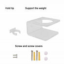 Light Saber Acrylic Stand Wall Mounted Upright Display Holder Storage Rack Clear
