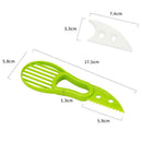3-in-1 Avocado Slicer Shea Corer Butter Fruit Peeler Cutter Pulp Separator