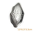 4 pcs Cake Mold Fondant Candy Pudding Bread Mold for DIY Aluminum