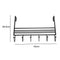 Iron Art Home Living Room Seamless Punch Free Back Door Hanger Hanging Hook