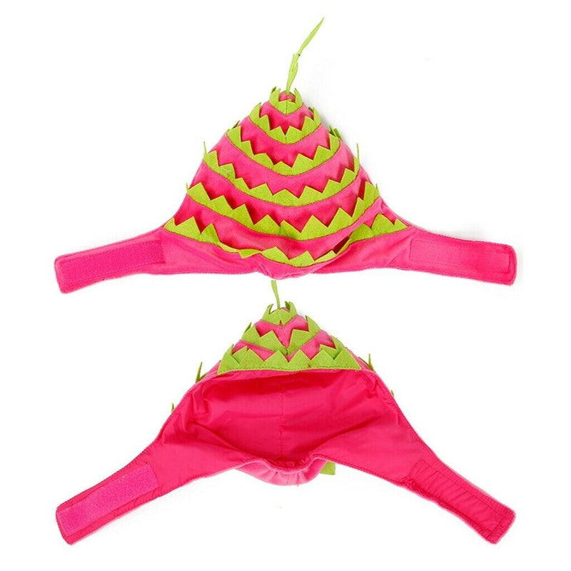 Cute Dragon Fruit Shape Dog Hat Costume Hat for Halloween Birthday Decor L